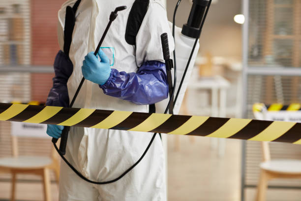 Professional Trauma Scene Cleanup technician working in Highland, IL